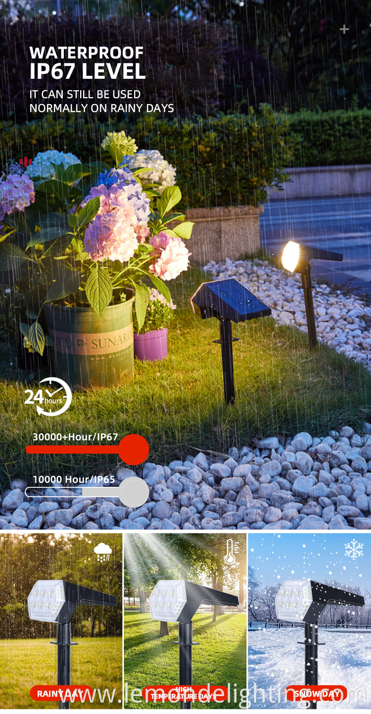 Outdoor Solar Spot Light for Landscape Lighting